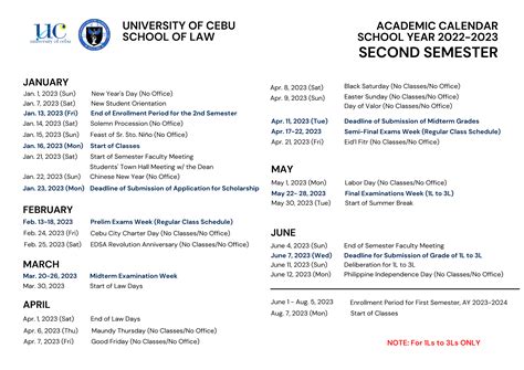 gsw academic calendar.